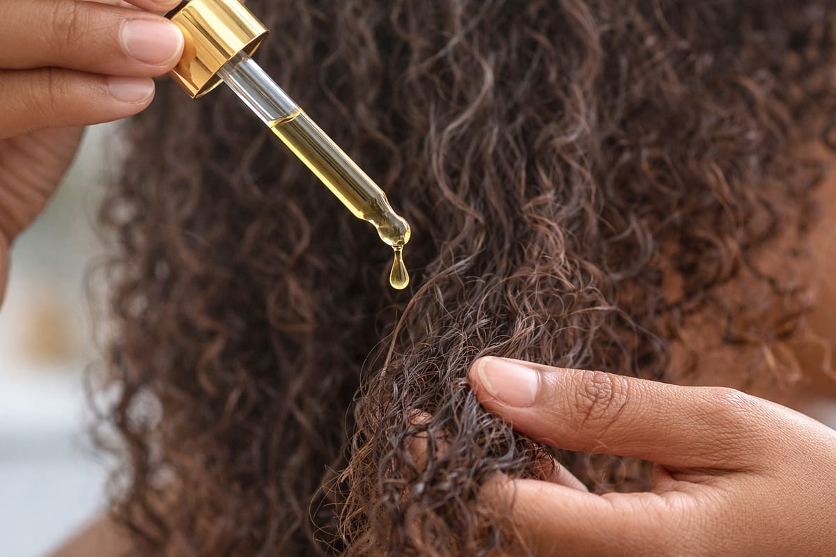 óleos para cabelos secos e danificados